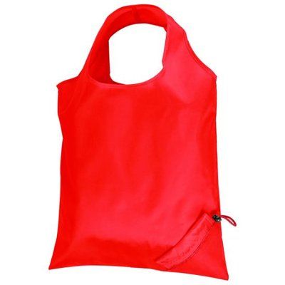 Bolsa de poliéster plegable Rojo