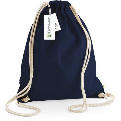 Bolsa saco de algodón orgánico French Navy