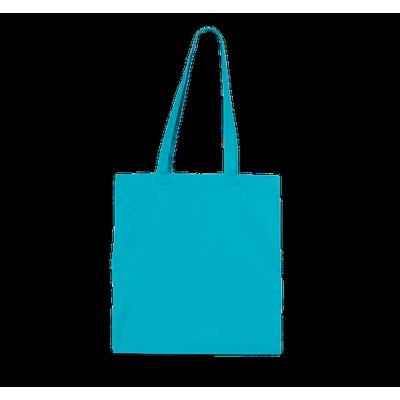 Bolsa shopper algodón asas largas Turquoise