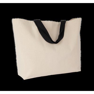 Bolsa shopper clásica extragrande Natural / Black