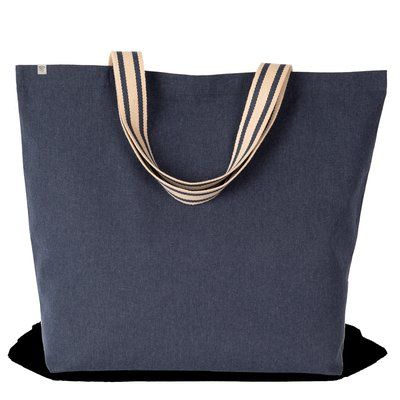 Bolsa shopper grande eco Horizon Blue / Desert Sand / Horizon Blue Stripes