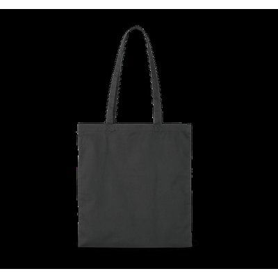 Bolsa shopper de tejido de sarga DARK GREY