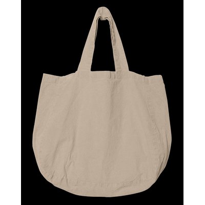 Bolsa tote de lino Beige