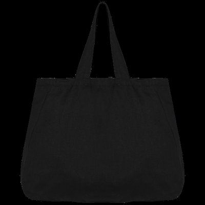 Bolsa tote de lino Black