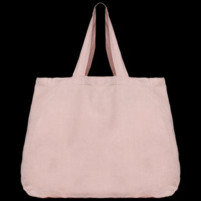 Bolsa tote de lino Rosa