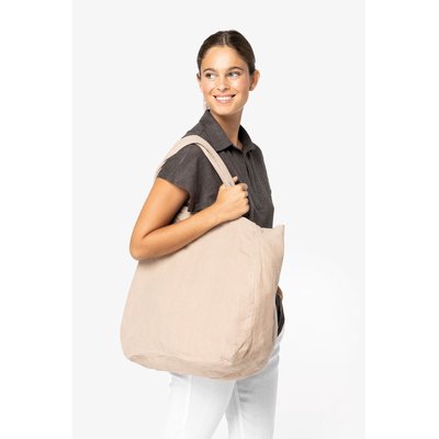 Bolsa tote de lino