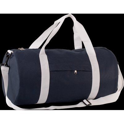 Bolsa tubular de poliéster Navy / Natural White