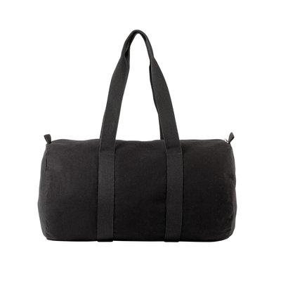 Bolsa viaje de algodón Negro