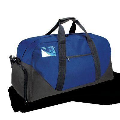 Bolsa de viaje con Bolsillo lateral para zapatos Royal Blue / Dark Grey