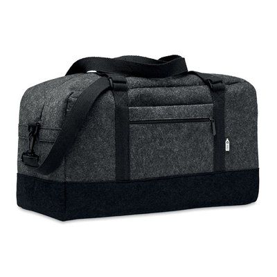 Bolsa Viaje Fieltro Bandolera Ajustable Gris