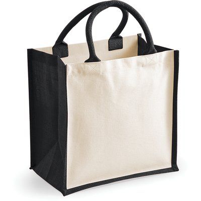 Bolsa de yute laminado Black