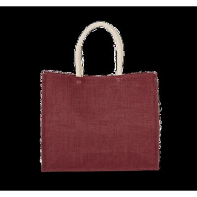 Bolsa de Yute Mediana Asas Algodón Light Rosewood