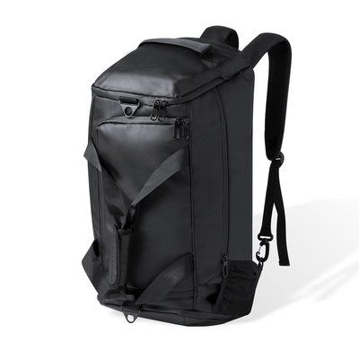 Bolso mochila polipiel con compartimento para zapatos