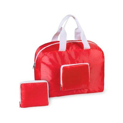 Bolso Plegable Ripstop Rojo