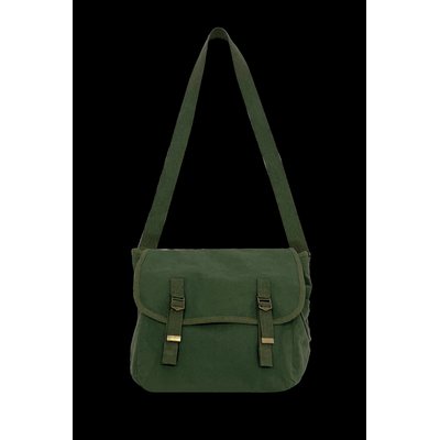 Bolso con solapa algodón Verde