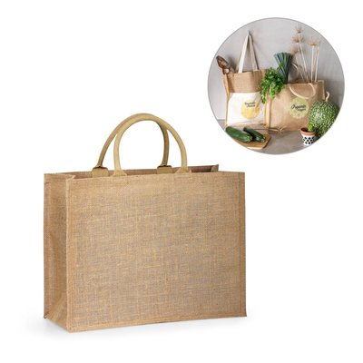 Bolso de yute interior laminado