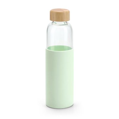 Botella 600ml con Funda Silicona Verde Claro