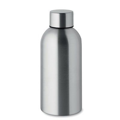 Botella de acero reciclado 500 ml Plata Mate