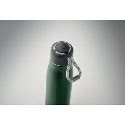 Botella acero reciclado antifugas con asa 500 ml