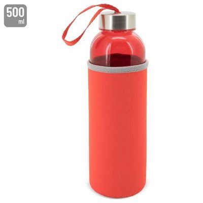 Botella de agua 500 ml con funda