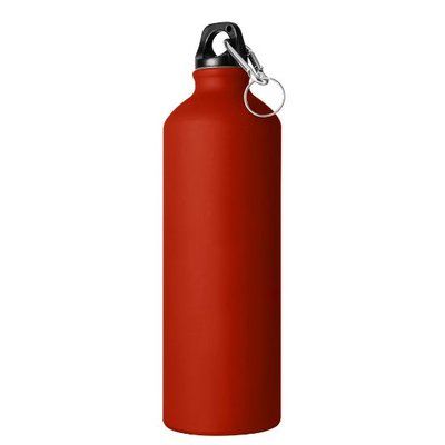 Botella Aluminio 750ml Mate Rojo