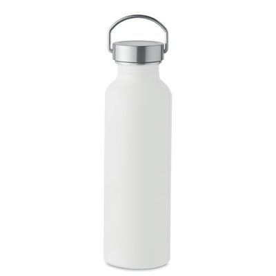 Botella Aluminio Reciclado 500ml Blanco
