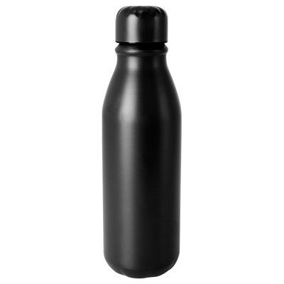 Botella de aluminio reciclado 550 ml Negro