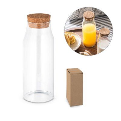 Botella Borosilicato 1L con Tapa