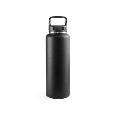 Botella de gran capacidad de acero inox Negro