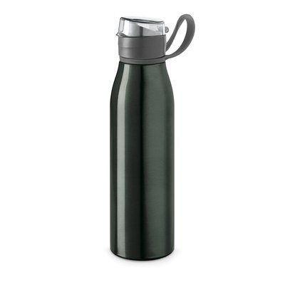 Botella Deportiva 650mL con Asa Gun metal