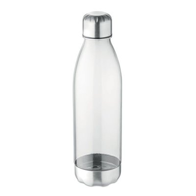 Botella deportiva personalizada de tritán sin BPA (600 ml) Transparente