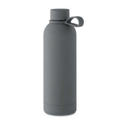 Botella de doble pared 500 ml acero reciclado Gris Piedra