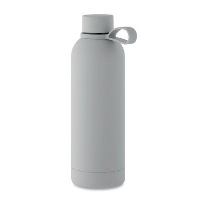 Botella de doble pared 500 ml acero reciclado Gris