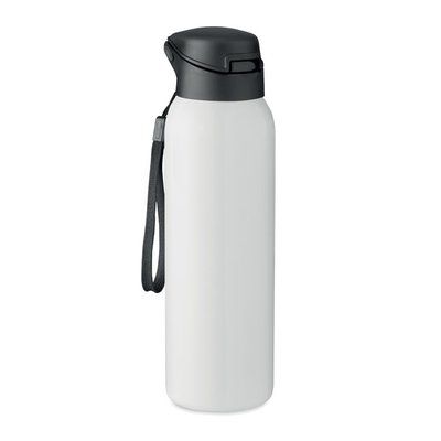 Botella Inox 580ml Aislante con Boquilla Blanco