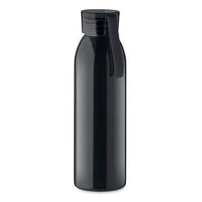 Botella Inox 650ml con Asa Negro