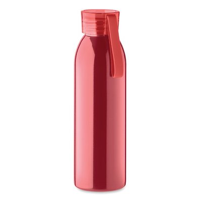 Botella Inox 650ml con Asa Rojo