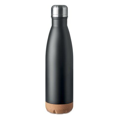 Botella Inox. Doble Pared 500ml Negro