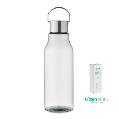 Botella Tritán 800ml Anti Fugas Transparente