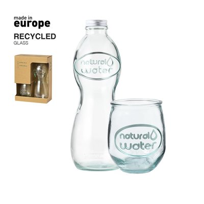 Botella y Vaso Reciclado