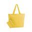 Bolsa de playa personalizada de poliéster con neceser 47 x 34 x 12,5 cm Amarillo