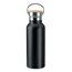 Botella térmica doble capa personalizada de acero inoxidable 500ml Negro