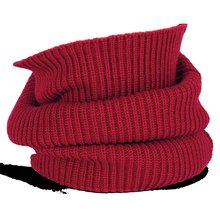 Braga de cuello de lana Rojo