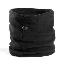 Braga y gorro polar 2 en 1 Negro