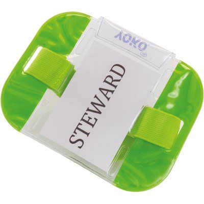 Brazalete impermeable de identidad Fluo Green