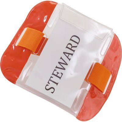 Brazalete impermeable de identidad Fluo Orange