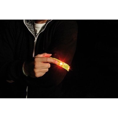 Brazalete reflectante con 4 LED rojos