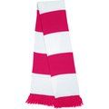 Bufanda Bicolor Suave Fuchsia / White