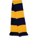 Bufanda Bicolor Suave Navy / Gold