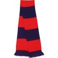 Bufanda Bicolor Suave Navy / Red