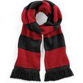 Bufanda a rayas tacto suave Black / Classic Red